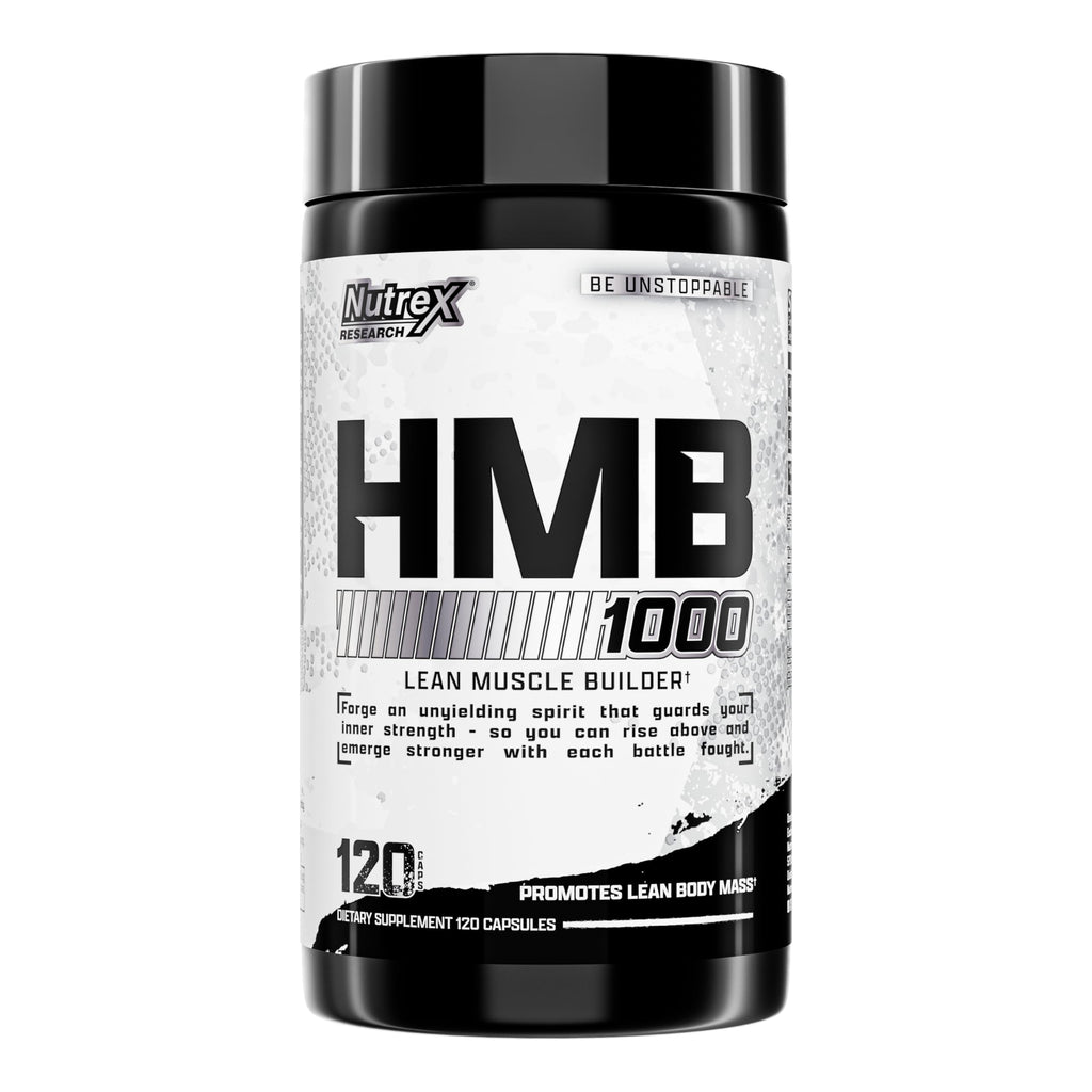 Nutrex Research HMB 1000 MG | Supports Muscle Recovery, Reduce Skeletal Muscle Damage, Increased Strength, Prevent Muscle Loss | 120 Capsules Nutrex Research buy supplements Au
