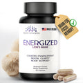 Energized Lions Mane Supplement Capsules (120ct),Brain Supplements for Memory and Focus, Nootropic for Brain Fog Relief Made in USA,30% Polysaccharides,Natural Brain Health Support Elevia WellnessBuy Supplements Australia