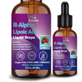 R Alpha Lipoic Acid 600mg Liquid Drops for Neuropathy, Advanced 11-in-1 Stabilized R-ALA Supplement w. Benfotiamine Acetyl L-Carnitine Vitamin C E for Antioxidant Nerve Brain Energy Health Non GMO ScibaliaBuy Supplements Australia