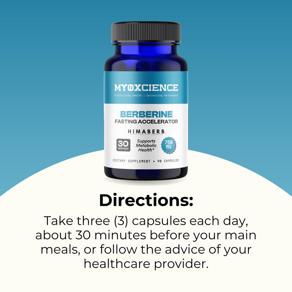 MYOXCIENCE Berberine Fasting Accelerator | Himaberb Berberine HCL with ALA (Alpha Lipoic Acid) and Biotin (90 Capsules) MYOXCIENCE buy supplements Au
