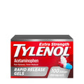Tylenol Extra Strength Acetaminophen Rapid Release Gels, Fast, Strong Pain Relief, Fever Reducer, 500 mg Gelcaps with Laser‑Drilled Holes for Fast Release, OTC Medicine, 100 Count TylenolBuy Supplements Australia