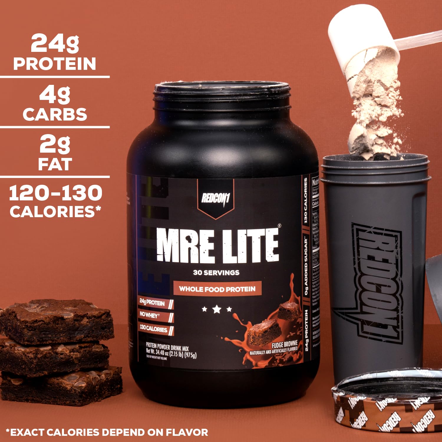 REDCON1 MRE Lite Whole Food Protein Powder, Oatmeal Chocolate Chip - Low Carb REDCON1Buy Supplements Australia
