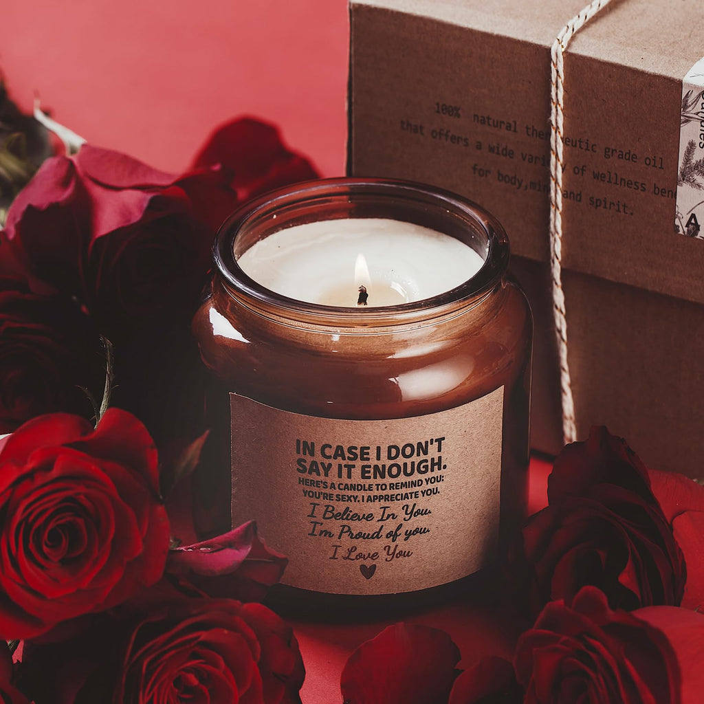 Candle Amber Moss Scented, Valentines Day Gifts for Her Girlfriend Wife, Romantic Anniversary YINUO LIGHTBuy Supplements Australia