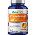 NusaPure African Mango 10:1 Extract, 500 mg Equivalent to 5,000 mg per Veggie Caps 180 Capsules (Non-GMO, Vegan) NusaPureBuy Supplements Australia