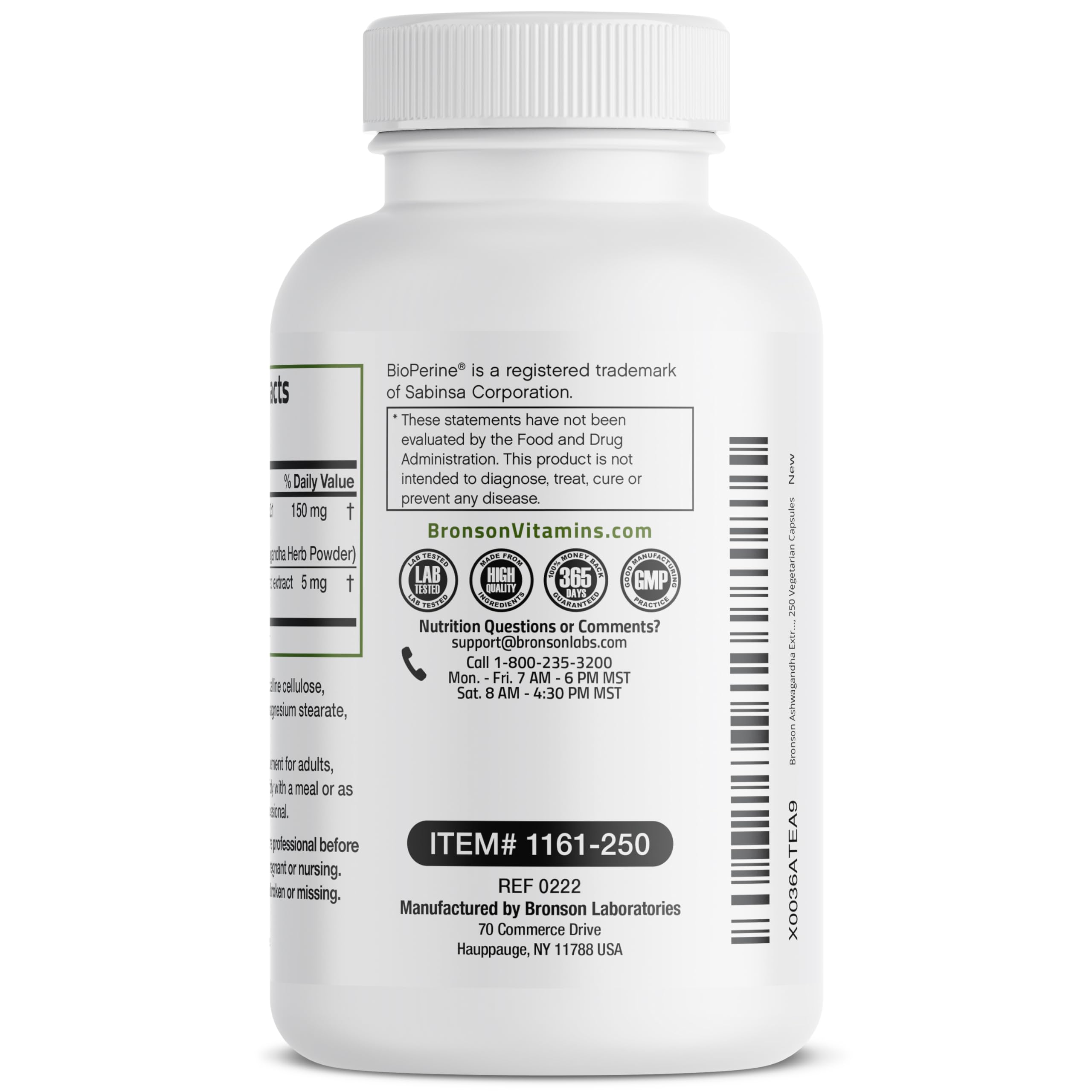 Bronson Ashwagandha Extra Strength 3000 mg Stress & Mood Support with BioPerine BronsonBuy Supplements Australia