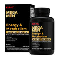 GNC Mega Men Energy & Metabolism Multivitamin | Antioxidants and Increased Calorie Burning | 180 Count GNCBuy Supplements Australia