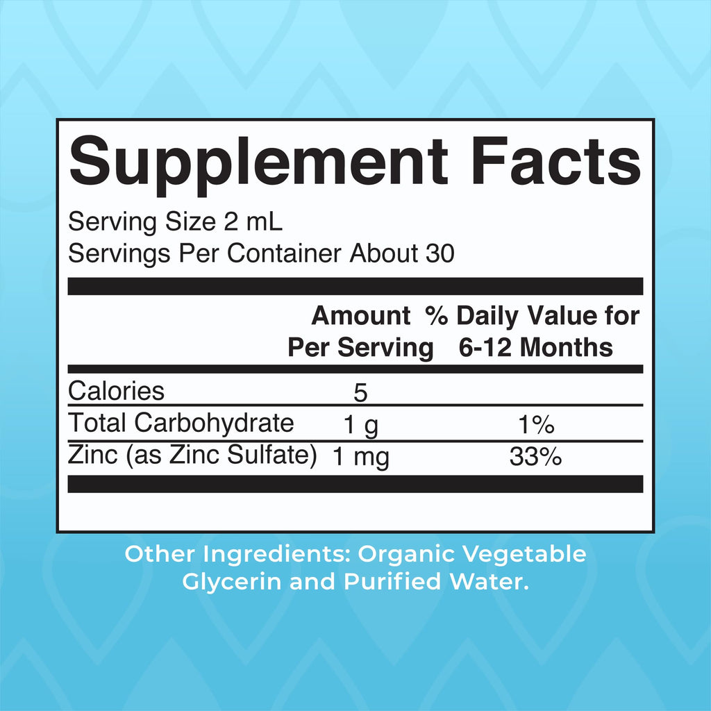 MaryRuth Organics Organic Infant Ionic Zinc Liquid Drops | Zinc Sulfate for Immune Support | Organic Glycerin | Antioxidant | Vegan | Formulated for Babies Ages 6-12 Months | 1 Month Supply | 2 Fl Oz MARYRUTH'SBuy Supplements Australia