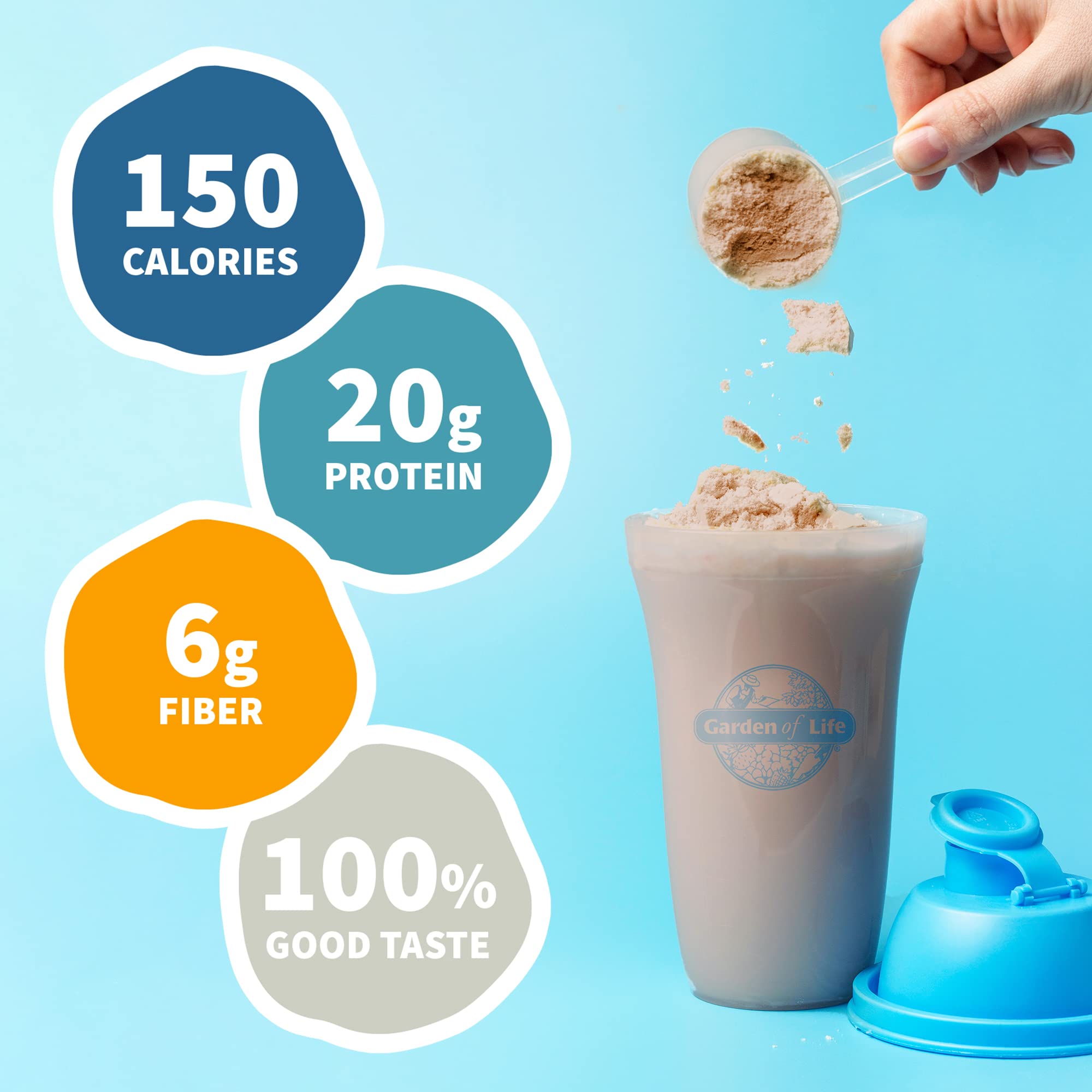 Garden of Life Vegan Protein Powder - Raw Organic Meal Replacement Shakes