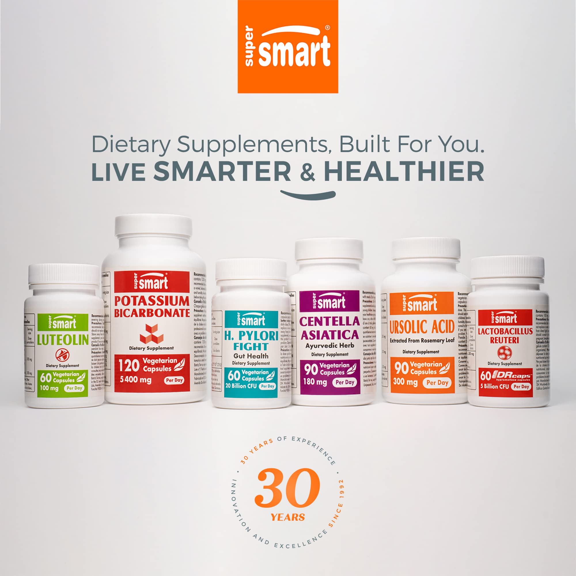 SuperSmart - Zinc L-Carnosine 75mg per Day (Well-Tolerated) - Zinc Carnosine Supplemen SupersmartBuy Supplements Australia