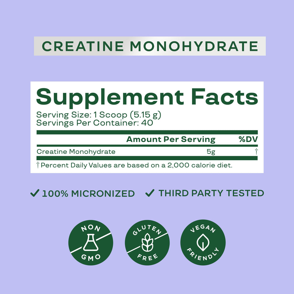Bloom Nutrition Creatine Monohydrate Powder, 5g Micronized Creatine per Serving, Supports Muscle Recovery, Strength, Endurance, Pre or Post Workout, Gluten Free, Non GMO, Unflavored, 40 SVG, 7.3 oz Bloom NutritionBuy Supplements Australia