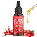 Buporai Cayenne Pepper Drops, Cayenne Pepper Extract Liquid Supplement for Overall Well-Being, 2 fl oz, Vitamin D3 K2 Beet Root Powder BuporaiBuy Supplements Australia