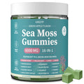 Sea Moss Gummies 16-in-1 - Ashwagandha Black Seed Oil Bladder Wrack Turmeric Vitamin C & D3 with Manuka Burdock Root Dandelion Yellow Dock Natural Detox & Liver Health Immune Support, Energy Boost GRGTPBuy Supplements Australia