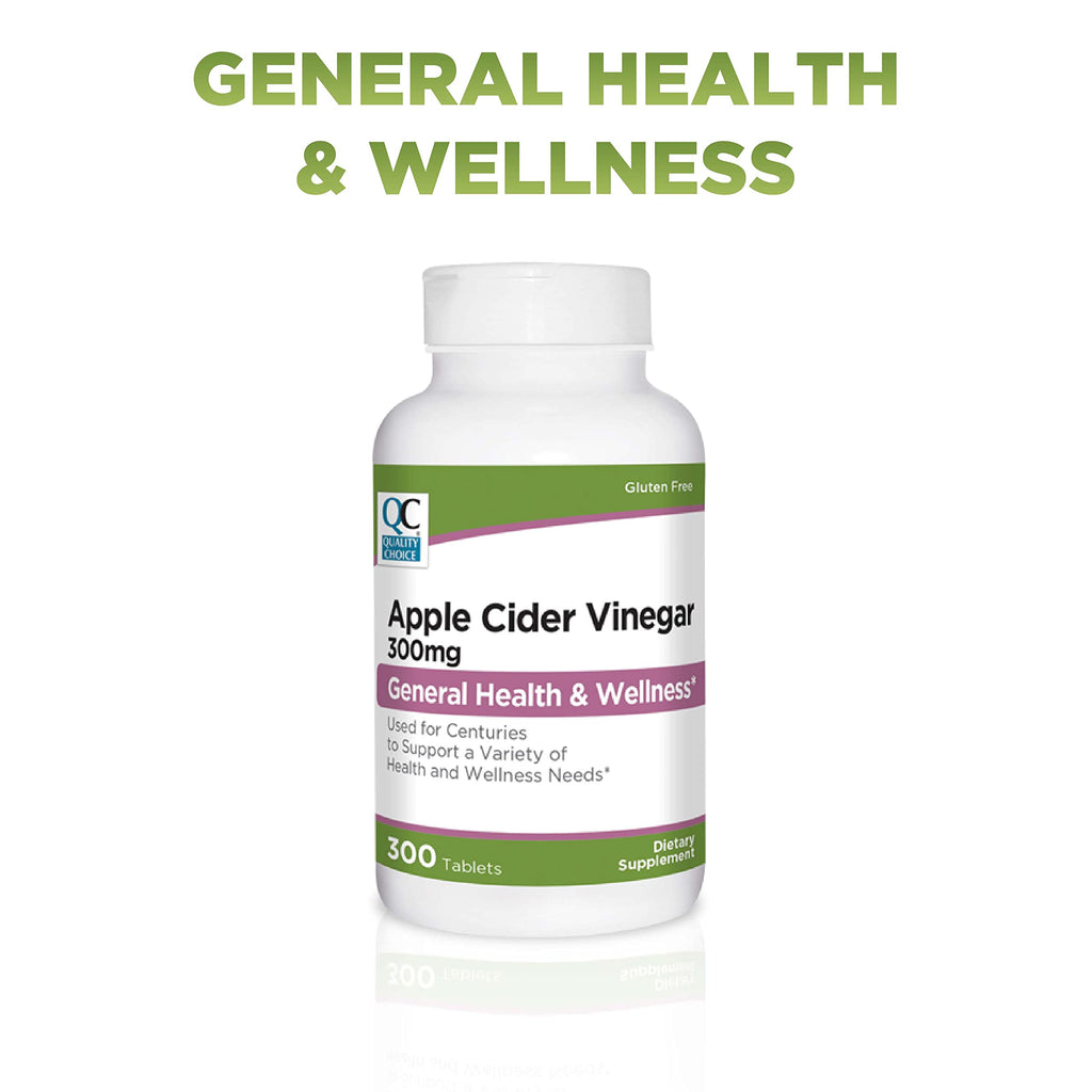 Quality Choice Apple Cider Vinegar 300 mg - General Health and Wellness - Dietary Supp Quality ChoiceBuy Supplements Australia