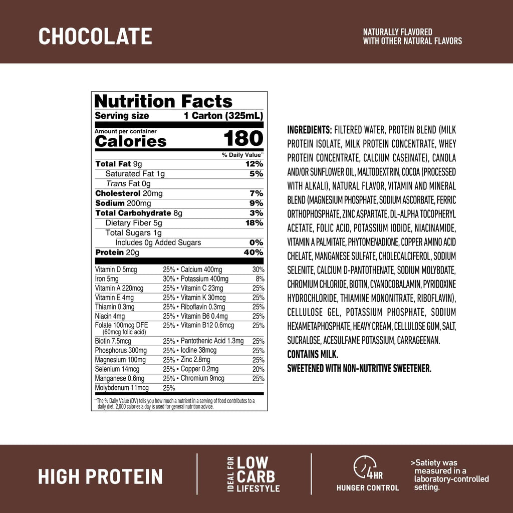SlimFast High Protein Chocolate Bundle- 12 Count of Chocolate High Protein Meal SlimFastBuy Supplements Australia