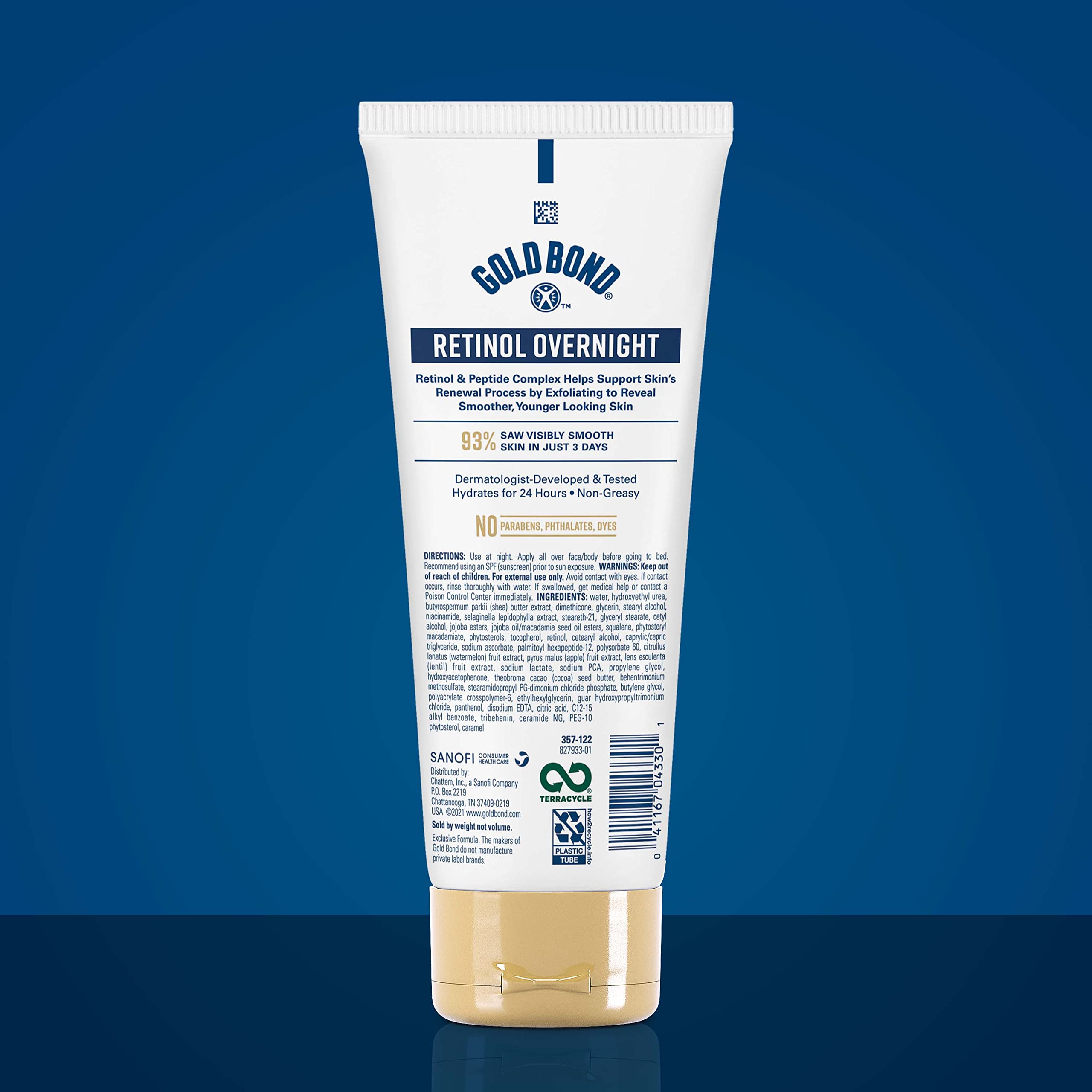 Gold Bond Age Renew Retinol Overnight Body & Face Lotion, With Retinol Gold BondBuy Supplements Australia