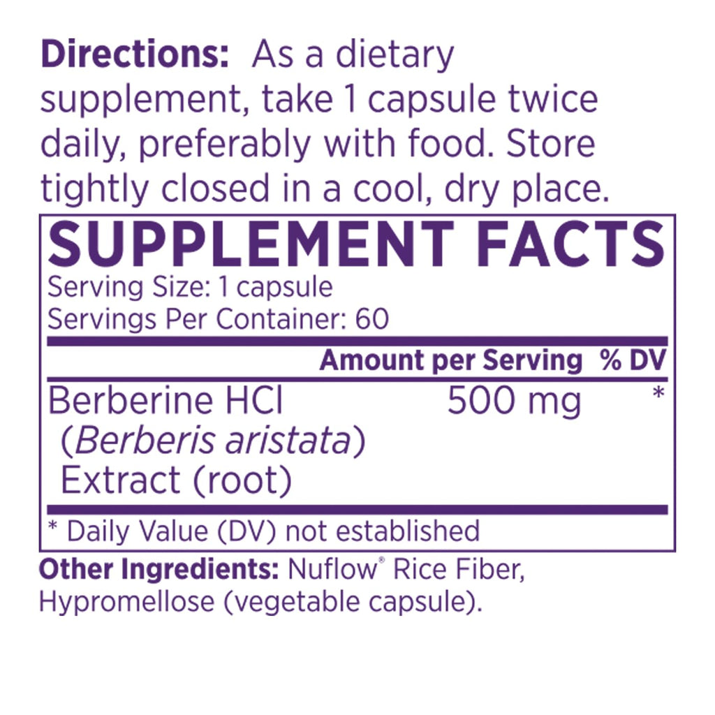 NAOMI Berberine 500mg - Immune Support & Normal LDL Cholesterol and Triglyceride NAOMIBuy Supplements Australia