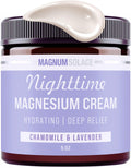 Magnum Solace Magnesium Lotion – Nighttime Magnesium Cream – Apply to Legs, Arms or Chest - Topical Magnesium Chloride – USA Made and Safe for Kids (Chamomile Lavender) Magnum SolaceBuy Supplements Australia