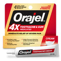 Orajel 4X for Toothache & Gum Pain: Severe Cream Tube 0.33oz- From Oral Pain Relief Brand Orajel buy supplements Au