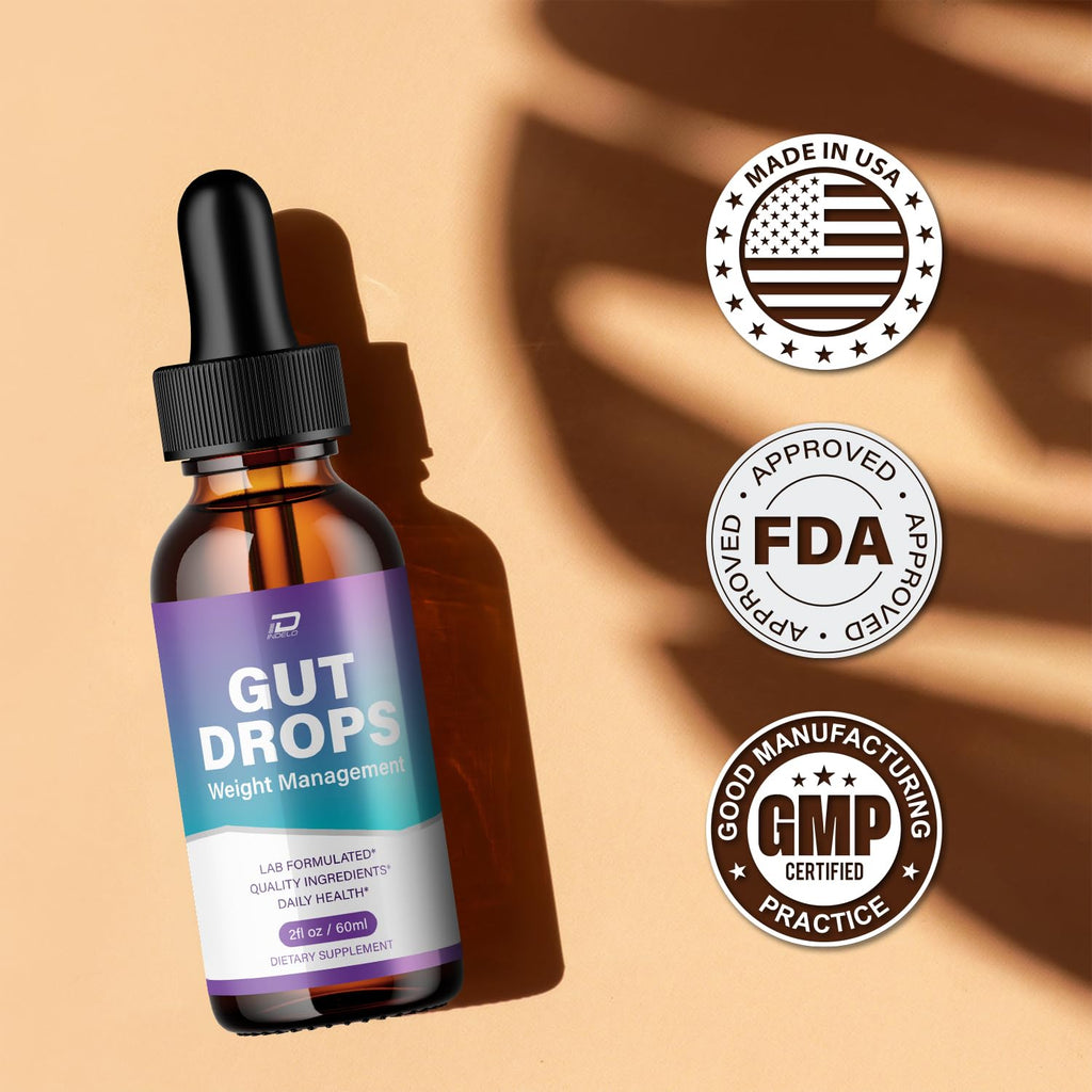Indelo Gut Drops Healthy Formula – GutDrops All Natural Healthy Levels - Extra Strength Liquid, Reviews (1 Pack – 1 Month Supply) Indelo buy supplements Au