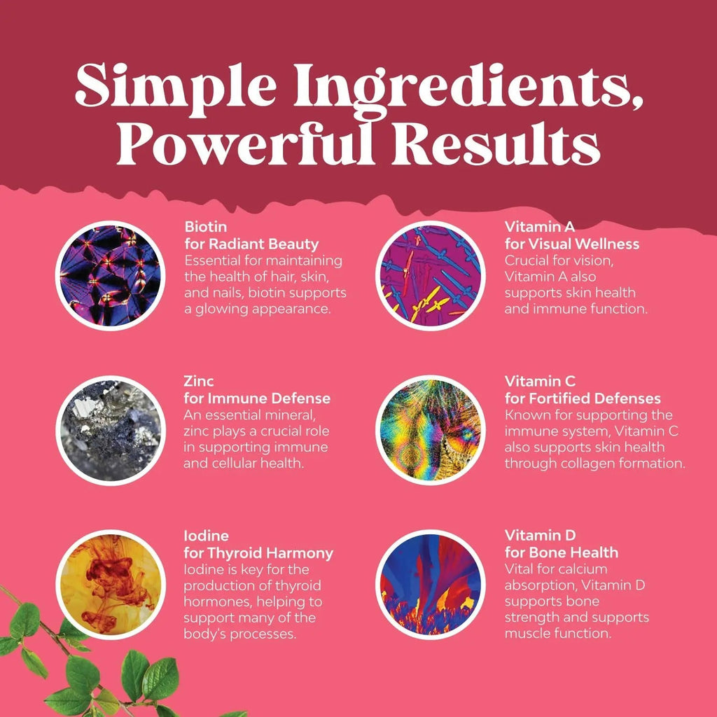 Bundle of Daily Mens Multivitamins Gummies with Zinc and Biotin for Energy and Immunity and Daily Multivitamin for Women Gummies - Gummy Vitamins for Health and Wellness Natures CraftBuy Supplements Australia