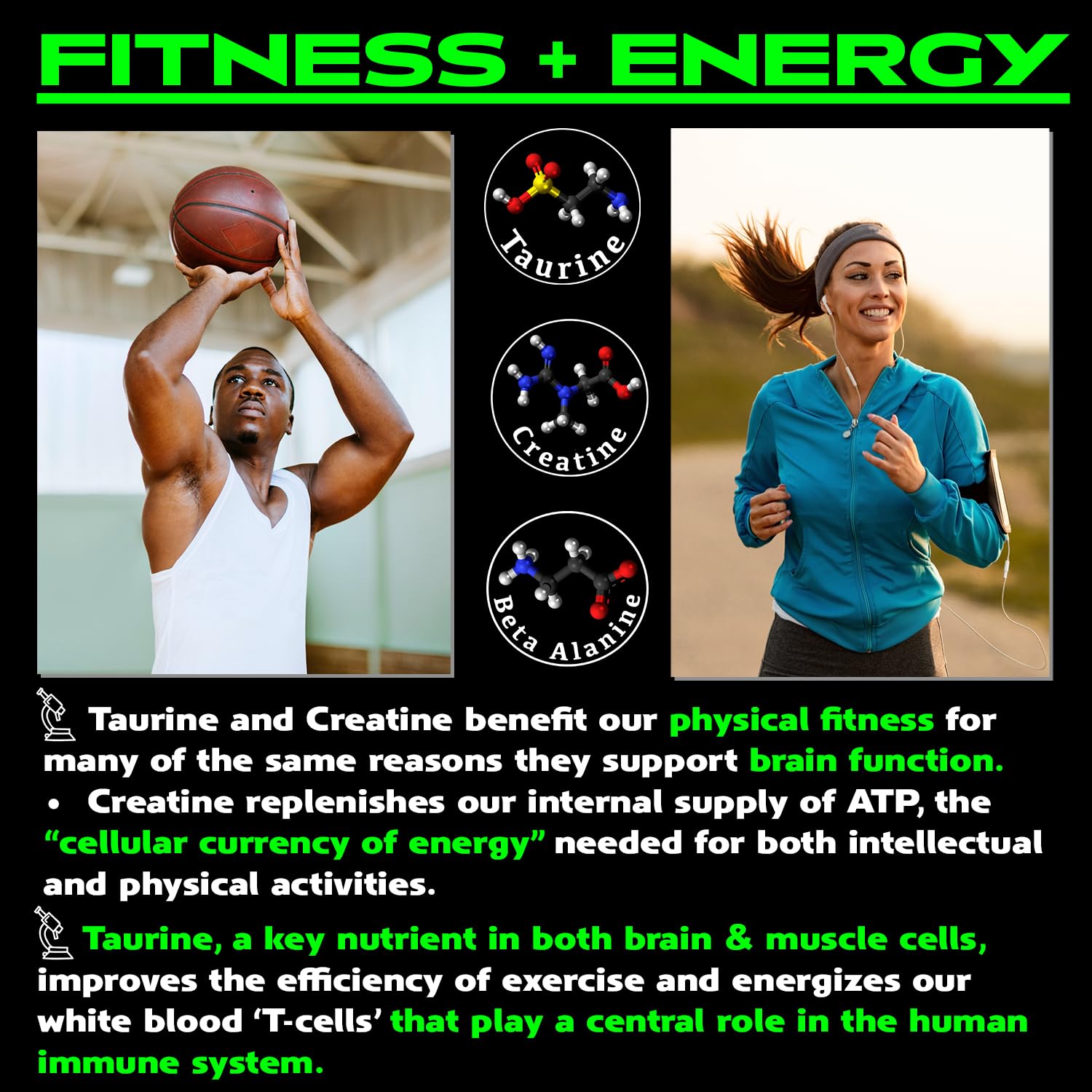 Vegan Brain & Body Boost: The Cherry On Top of A Plant-Based Lifestyle | Working Intelligence | Anti-Aging | Physical Fitness | Vegan Amino Acids - Creatine, Taurine & Beta Alanine | 40 Servings/300g Vegan Brain FoodBuy Supplements Australia
