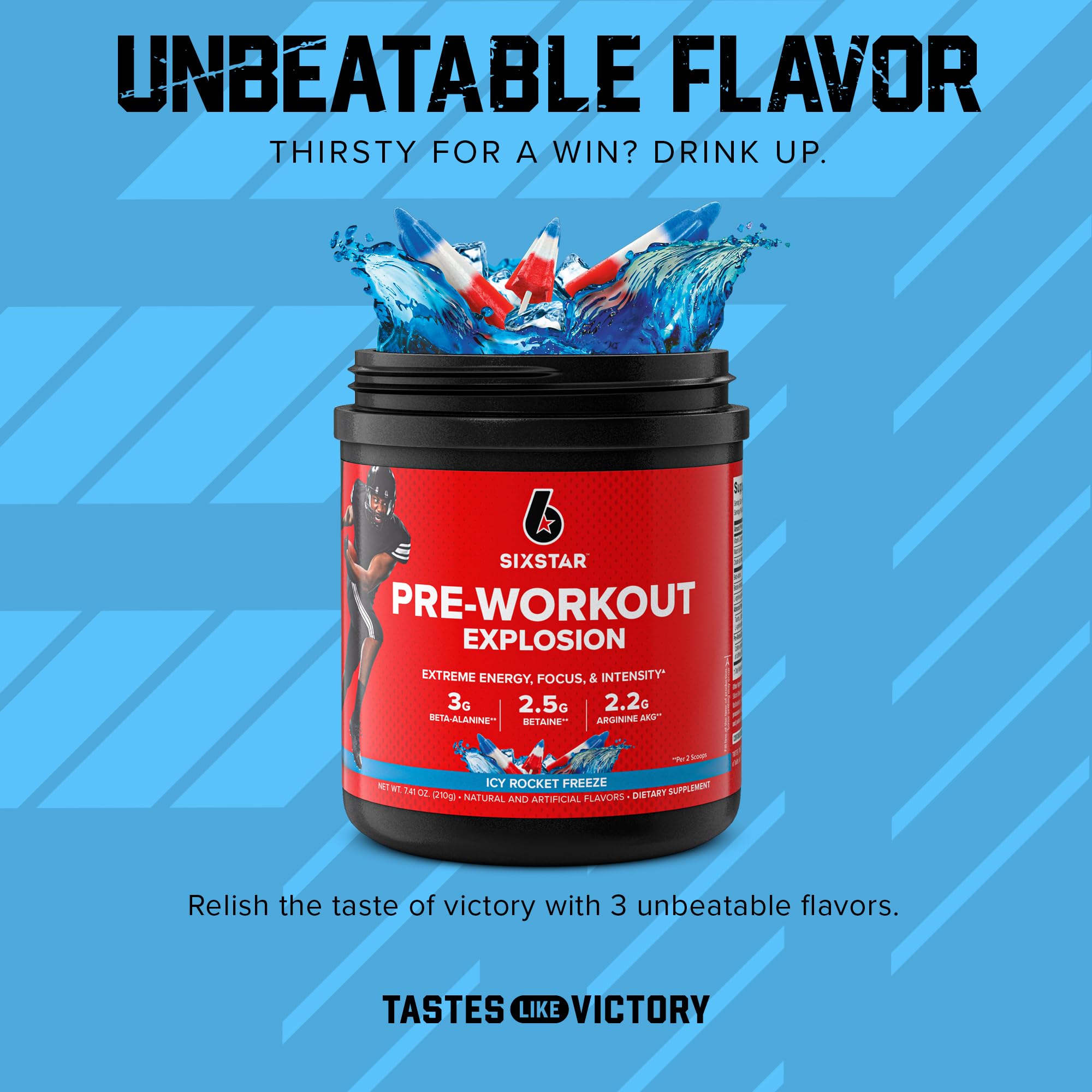 Six Star Pre Workout PreWorkout Explosion | Pre Workout Powder for Men & Women Six StarBuy Supplements Australia
