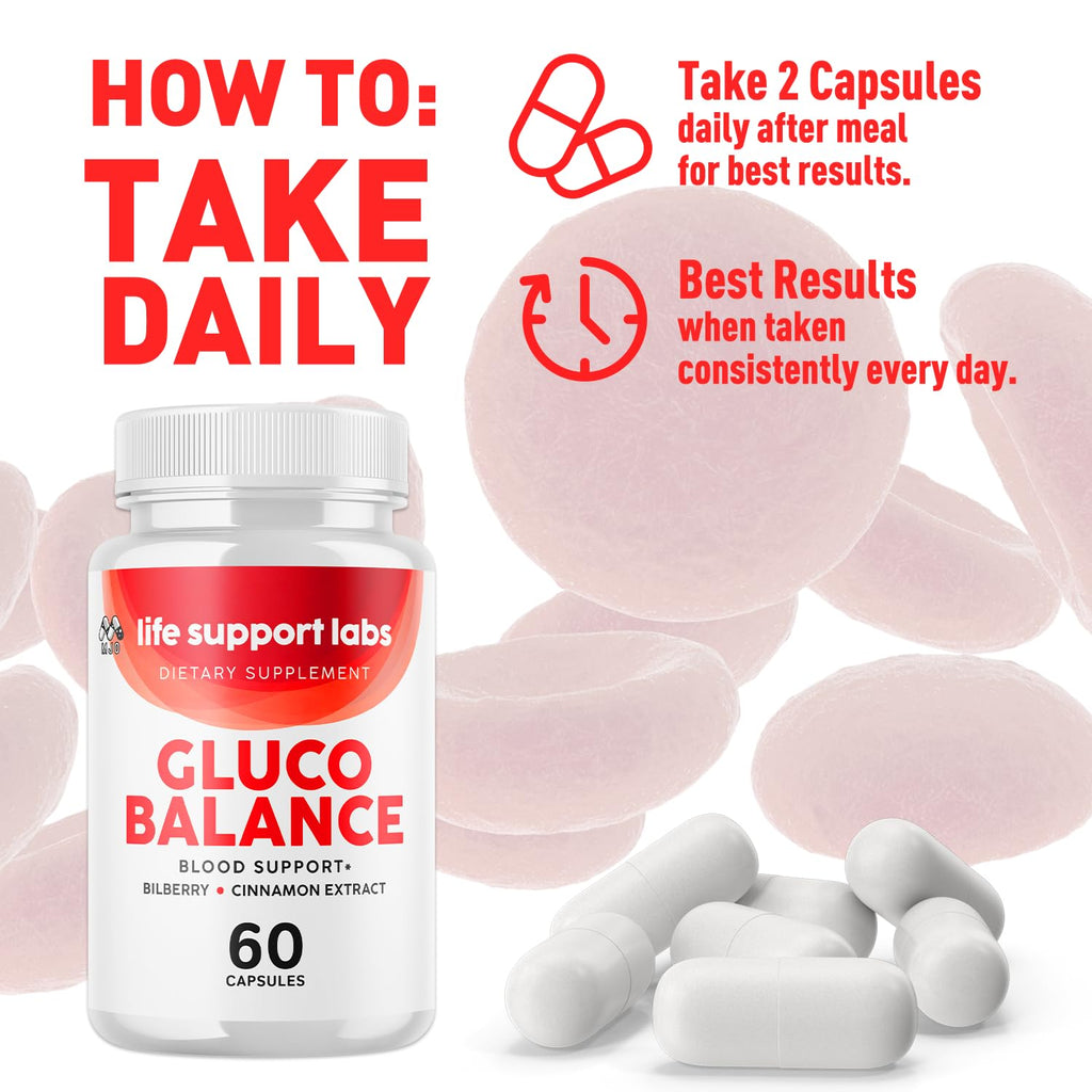 Life Support Labs Capsules, Official LifeSupportLabs Blood Health Pills with All Natural Ingredients, Life Support Labs Advanced Health & Wellness with Premium Vitamins for Women & Men (60 Capsules) MJOBuy Supplements Australia