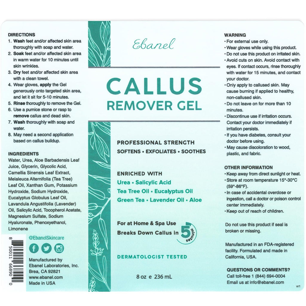 Ebanel Bundle of 40% Urea Cream 2-Pack and Callus Remover Gel Ebanel buy supplements Au