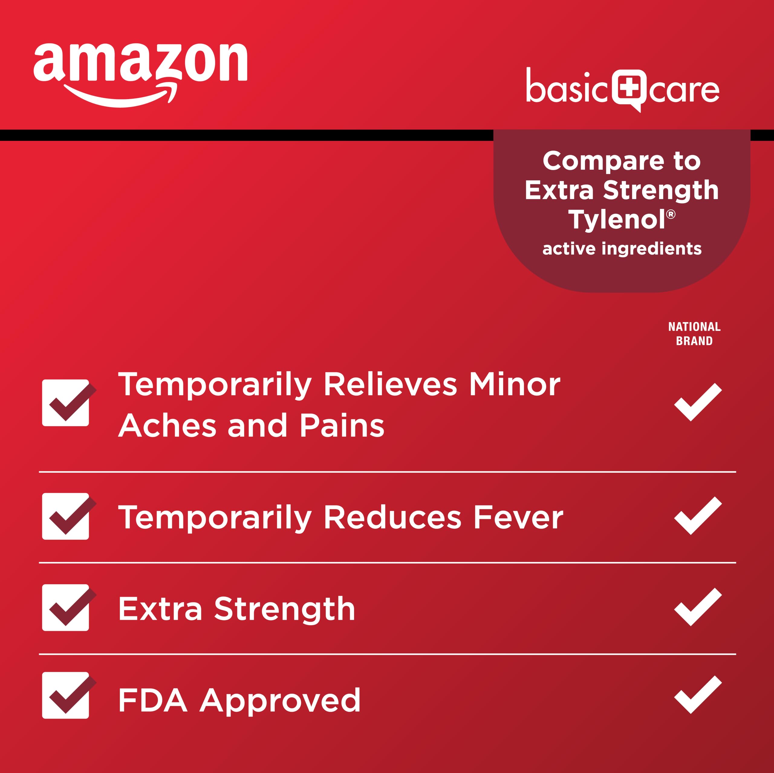 Amazon Basic Care Extra Strength Pain Relief, Acetaminophen Caplets, 500 mg, 200 Count Amazon Basic Care buy supplements Au