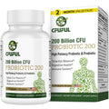 Probiotics for Women & Men, 200 Billion CFU 12 Strains with 3 Organic Prebiotics and Probiotics for Digestive Health Gut, Immune, Bloating & Gas, Energy, Overall Health, Shelf Stable - 2 Month Supply CfufulBuy Supplements Australia