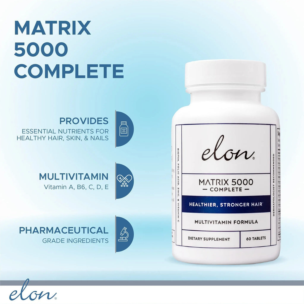 Elon Matrix 5000 Complete Multivitamin (60 Day Supply) Concentrated Hair Serum ElonBuy Supplements Australia
