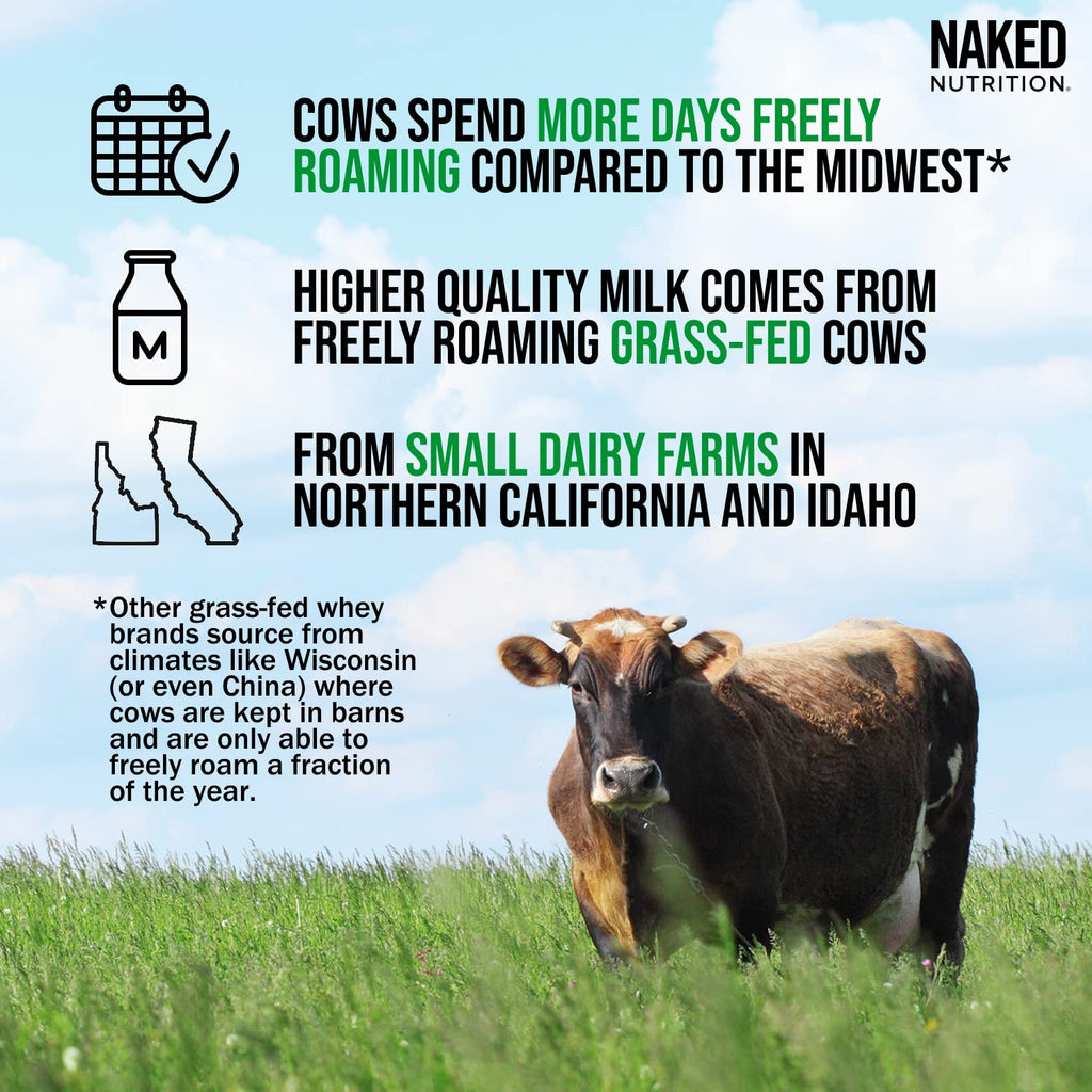 Naked Nutrition Naked Whey 1Lb - Only 1 Ingredient, Grass Fed Whey Protein Powder Naked NutritionBuy Supplements Australia