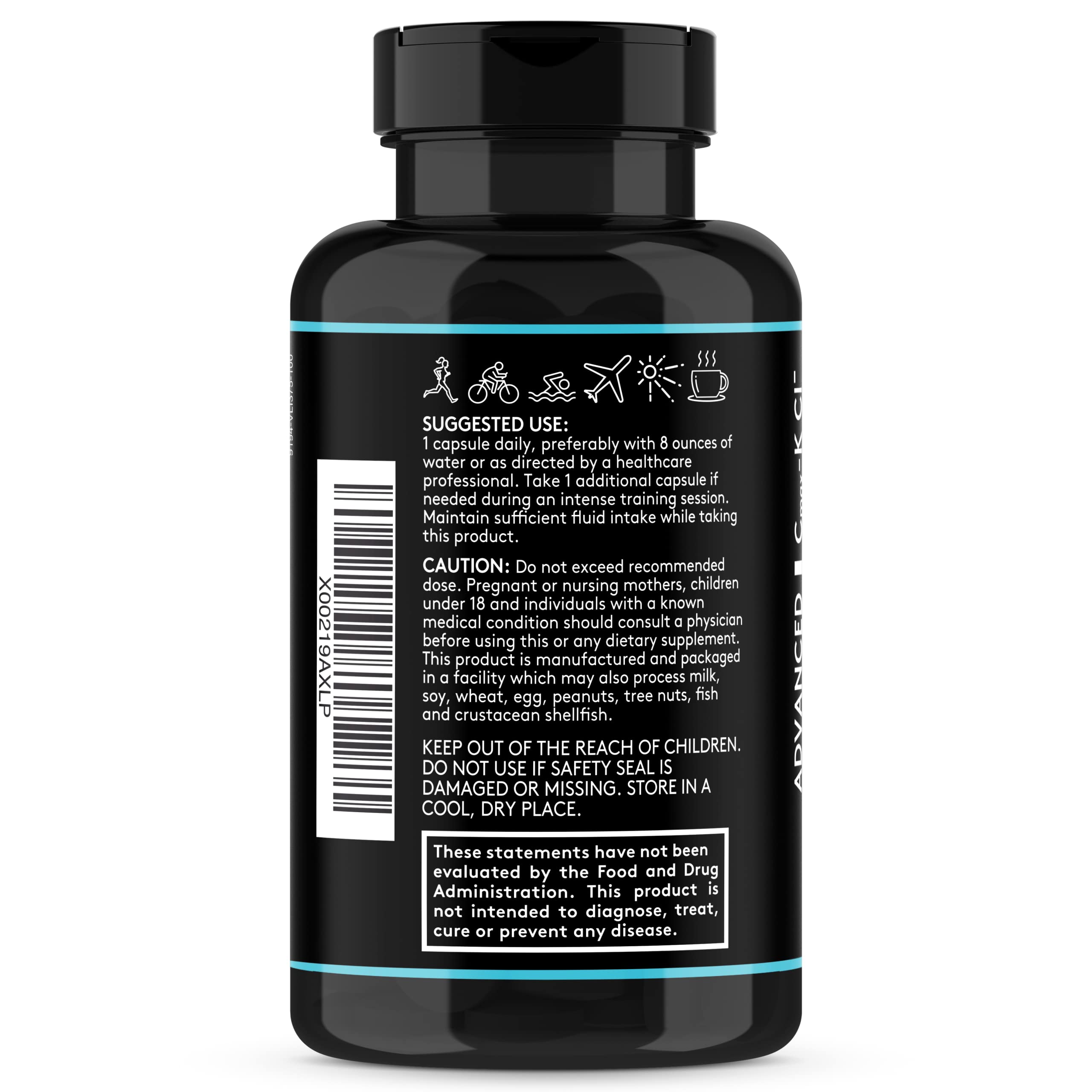 Complete Electrolyte Supplement Pills High Absorption | Cmax Potassium Chloride Magnesium Sodium Calcium Zinc | Boost Endurance Muscle Recovery Mental Focus | Salt Electrolytes Tablets | Keto Friendly Youth & TonicBuy Supplements Australia