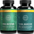 Primal Harvest Multivitamin & Magnesium Supplements for Women and Men Multi Vitamin Capsules and Magnesium Glycinate Pills Bundle Primal Harvest