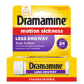Dramamine Motion Sickness Less Drowsy, Travel Vial, Multicolor, 8 Count Dramamine buy supplements Au