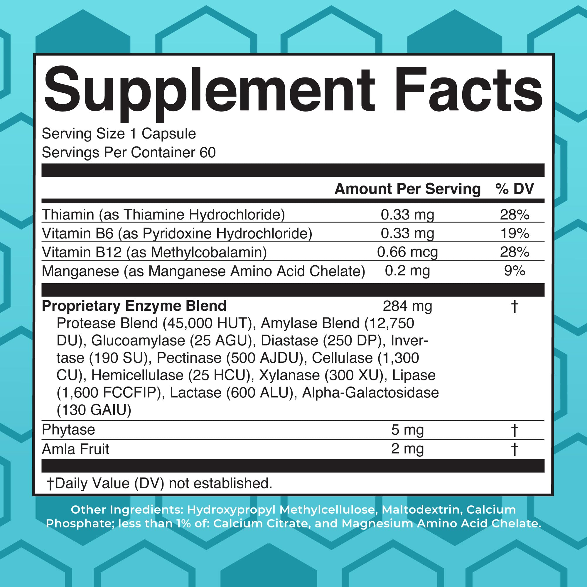MaryRuth Organics Digestive Enzymes | Up to 2 Month Supply | Vegan Digestive Health Aid and Gut Health Enzyme Complex | Over 12 Enzymes | Vitamins B6 & B12 MARYRUTH'SBuy Supplements Australia