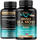 Irish Sea Moss Capsules - Made with Organic Sea Moss, Bladderwrack & Burdock Root - Made in USA - Advanced Superfood - Natural Multi Supplements Blend - Immunity & Energy Support - 90 Vegan Capsules NUTRAHARMONYBuy Supplements Australia