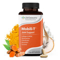 LifeSeasons Mobili-T - Joint Support Supplement - Reduces Aches & Discomforts - Increase Range of Motion - Rebuild Tissue & Cartilage - MSM Chondroitin Collagen Glucosamine & Turmeric - 120 Capsules LifeSeasonsBuy Supplements Australia