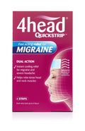 4Head Quickstrip Headache and Migraine Relief Strips - Pack of 4 4 HeadBuy Supplements Australia