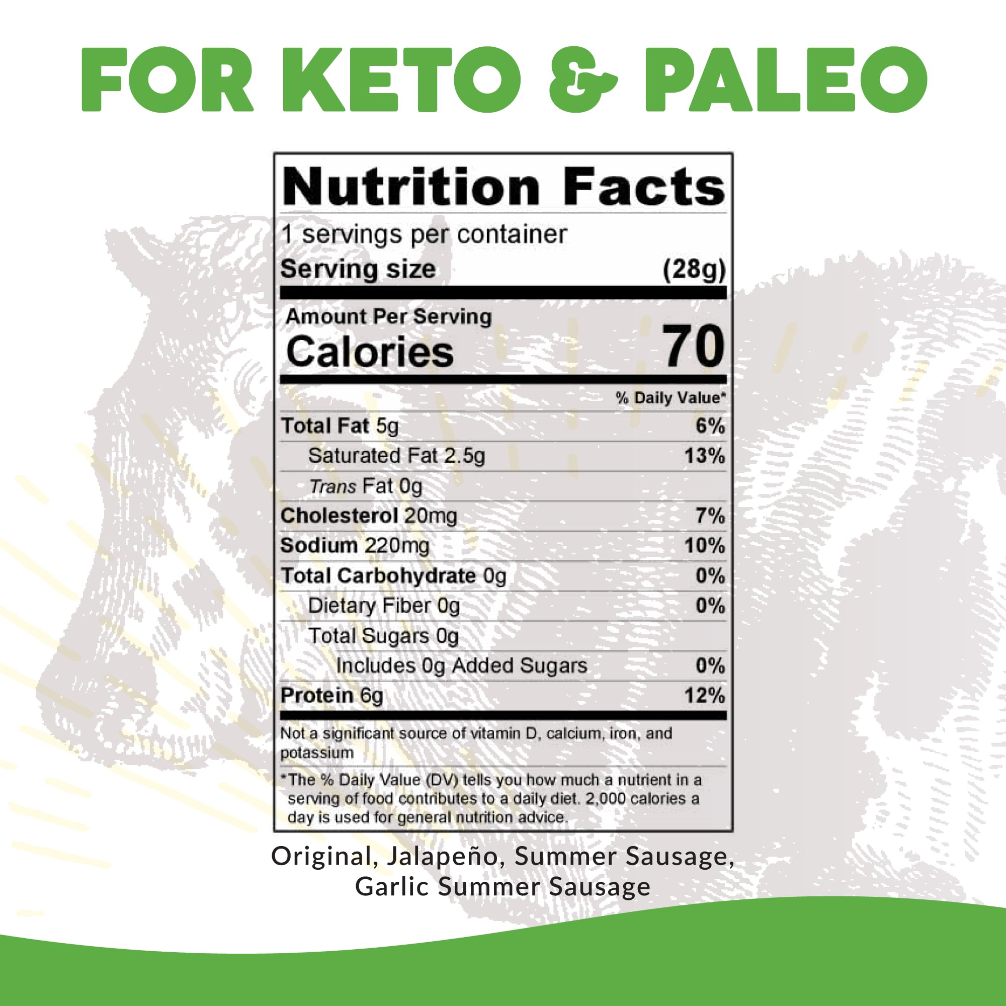 Paleovalley 100% Grass Fed Beef Sticks - Delicious Gluten Free Beef Snack - High Protein Keto Friendly, 40 Count Variety Pack PaleovalleyBuy Supplements Australia