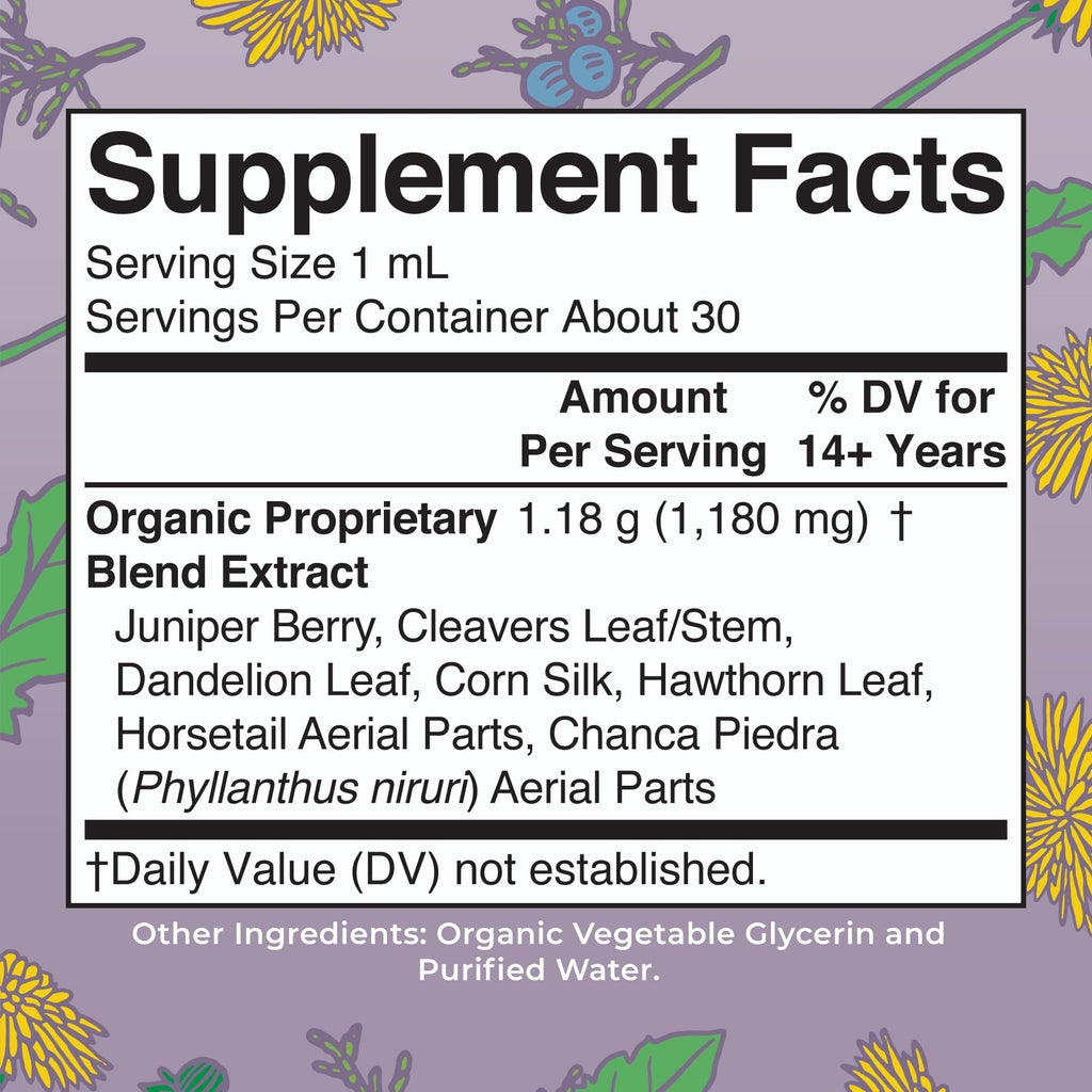 MaryRuth Organics Herbal Supplement Drops | Support Renal & Urinary Systems | Juniper Berry | Cleavers | Dandelion | Hawthorn | Horsetail & Chanca Piedra | Vegan | Non-GMO | 1 Fl Oz MARYRUTH'SBuy Supplements Australia