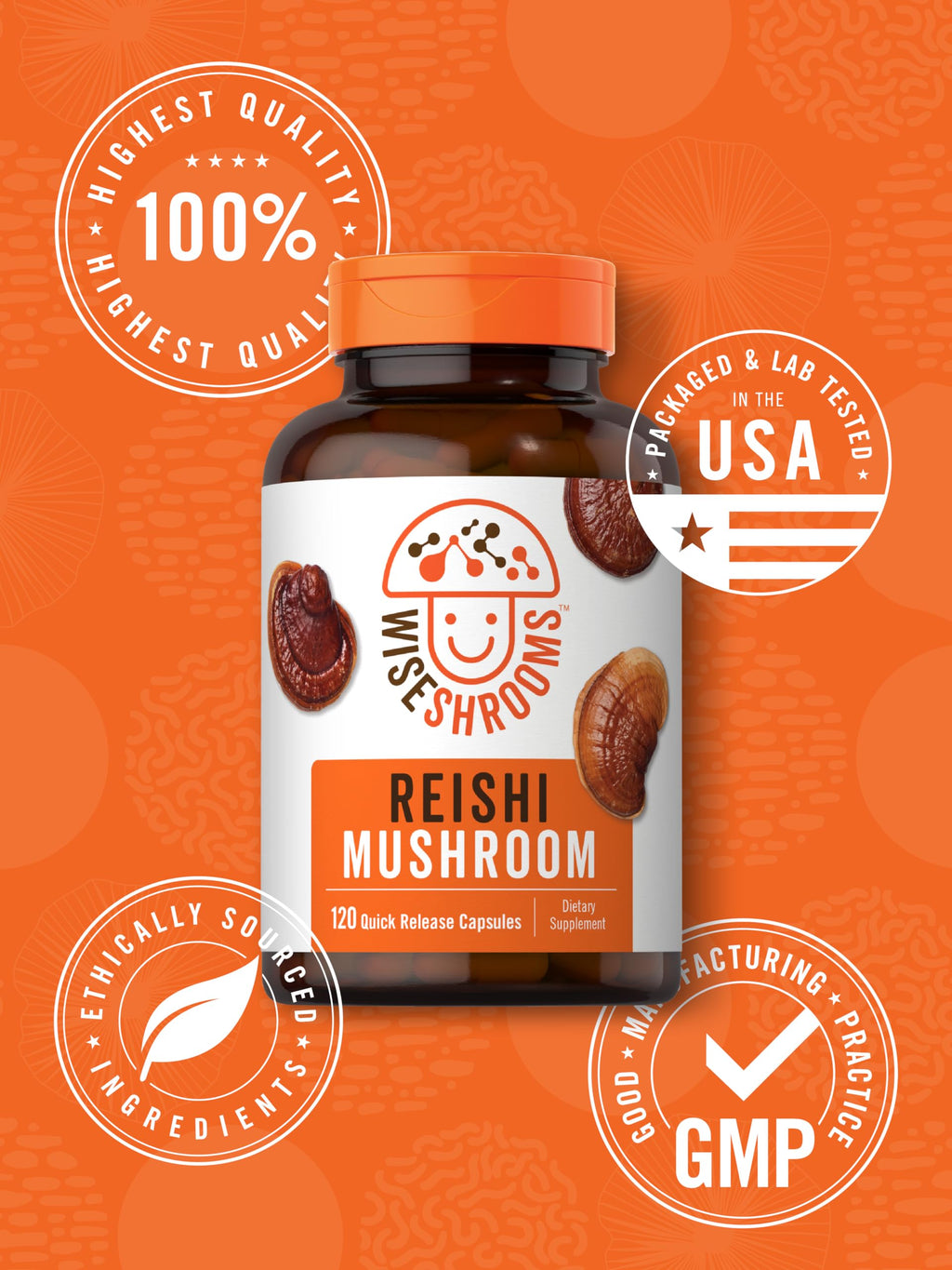 Carlyle Reishi Mushroom Capsules 5000 mg |120 Count | Non-GMO and Gluten Free Extract CarlyleBuy Supplements Australia