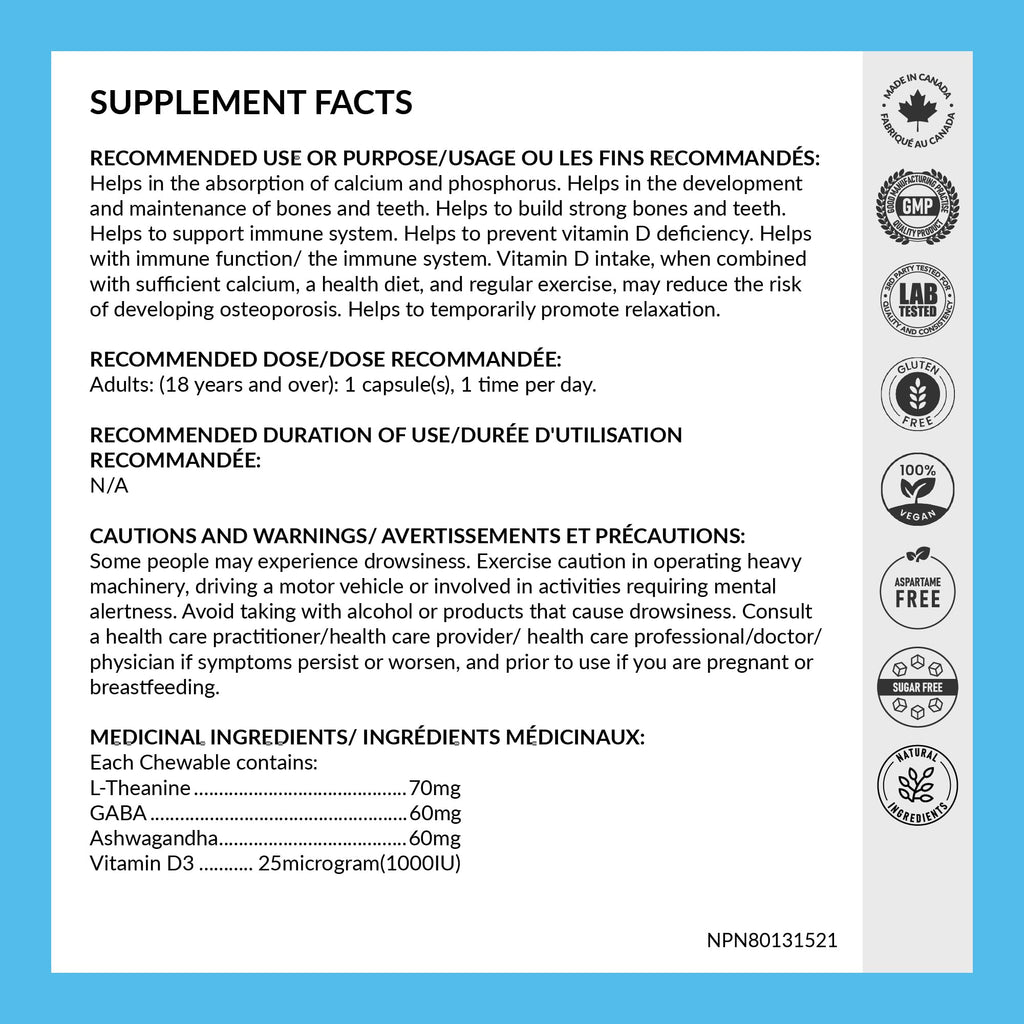 REJUVE+ Calm & Destress Nootropic Supplement – Brain Boost | L-Theanine, GABA, Ashwagandha, Vitamin D | Natural Stress Relief & Relaxation | Sleep Enhancer | Mood Enhancer | Honey Vanilla Flavor (1) REJUVE+Buy Supplements Australia