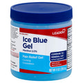 LEADER Ice Blue Gel Pain Relieving Greaseless Fast-Acting Topical Analgesic Cooling Therapy Muscle Joint Long-Lasting Relief Backache Arthritis Sports Injuries soothes Aches 8oz. Each (Pack of 5) LeaderBuy Supplements Australia