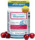 Life-Space Urogen Probiotics for Women, Probiotics+Cranberry, 2 Month Serving, Women's Probiotic for PH Balance, Urinary Tract, Digestive & Immune Health, Lactobacillus reuteri, Non-GMO, 60 Ct Life-SpaceBuy Supplements Australia