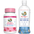 MaryRuth's Multivitamin Gummies for Women (Strawberry) & Liquid Nighttime Multimineral (Coconut, 32oz) | Clean Label Project Verified MARYRUTH'SBuy Supplements Australia