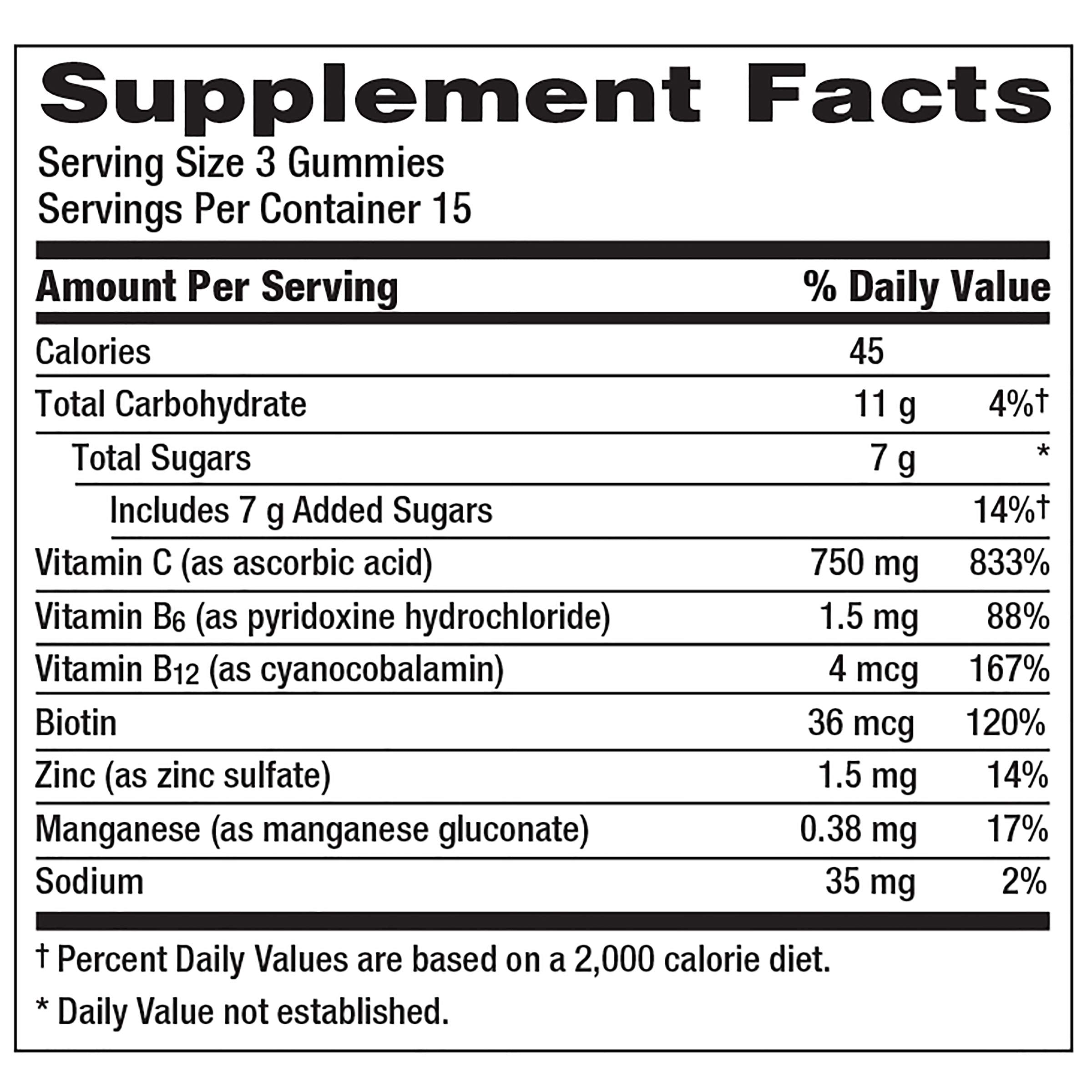 Emergen-C 750mg Vitamin C Gummies for Adults, Immunity Gummies with B Vitamins Emergen-CBuy Supplements Australia