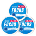 GRINDS Focus Pouches - Naturally Flavored with Nootropic Ingredients - Contains Alpha GPC and L-Theanine - Nicotine-Free, Sugar-Free - 3 Pack, 18 Pouches Per Can - Blue Raspberry GRINDSBuy Supplements Australia