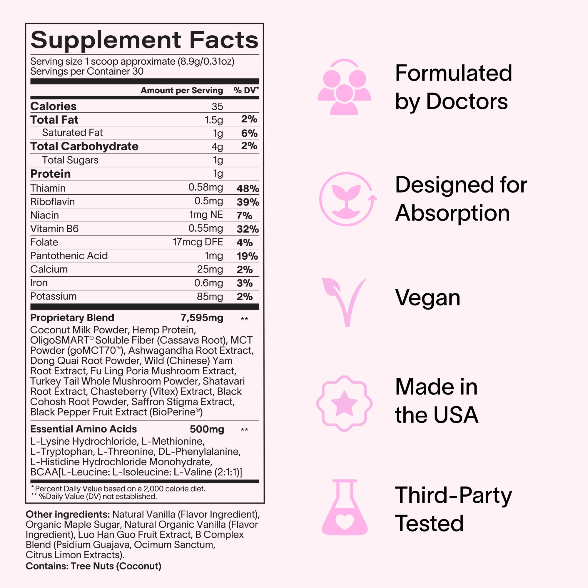 Ladywell Daily Hormone Balance Powder | Natural Cycle Support for Women | Supports Mood, Bloating, Cramps, Skin Health & Cravings with Chasteberry, B Vitamins, Ashwagandha, Saffron + | 30 Servings LadywellBuy Supplements Australia