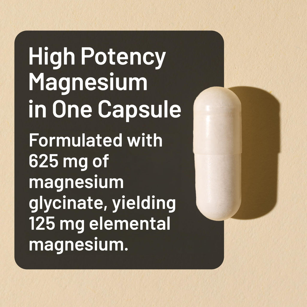 NatureWise Magnesium Glycinate 625 mg - High Absorption Chelated Magnesium Glycinate for Sleep, Relaxation, Muscle & Bones*